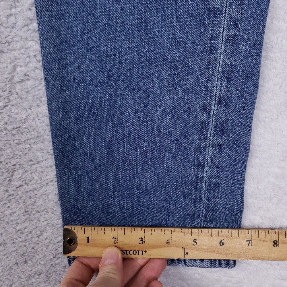 Abercrombie & Fitch Distressed Button Fly Jeans 30x30 Blue - Picture 7 of 12